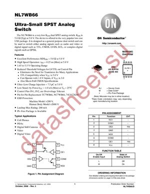 NL7WB66USG datasheet  